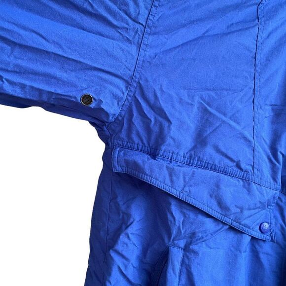 Vintage Unisex Retro Helly Hansen Softshell Full Zip Blue Ski Jacket Sz L - Picture 8 of 9